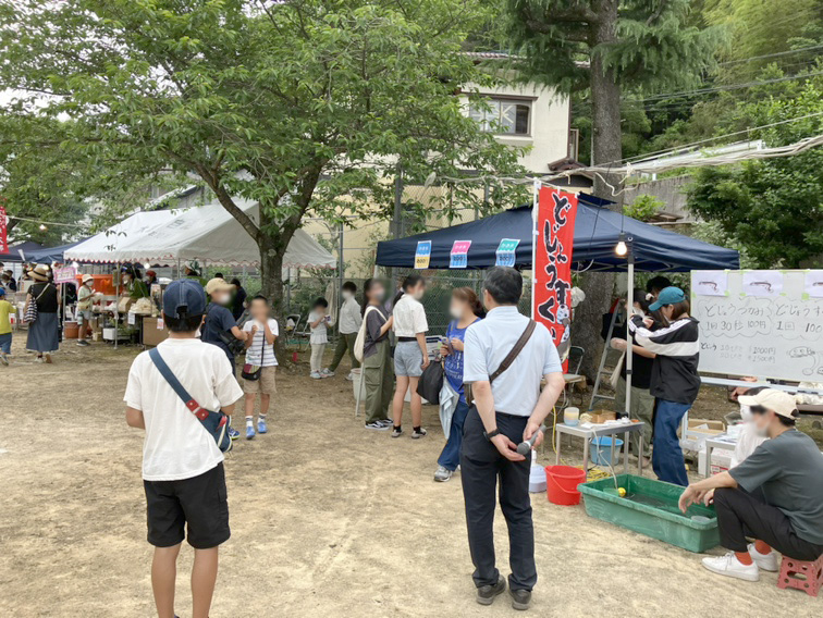 出店の様子